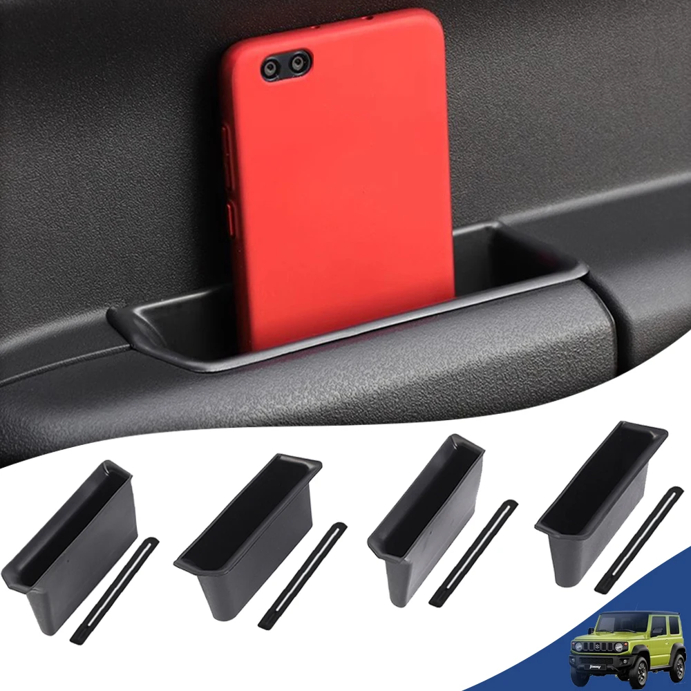 

Car Armrest Door Handle Storage Box Organizer for Suzuki Jimny JB64 JB74 4/5 Door 2019-2024 Stowing Tidying Interior Accessories