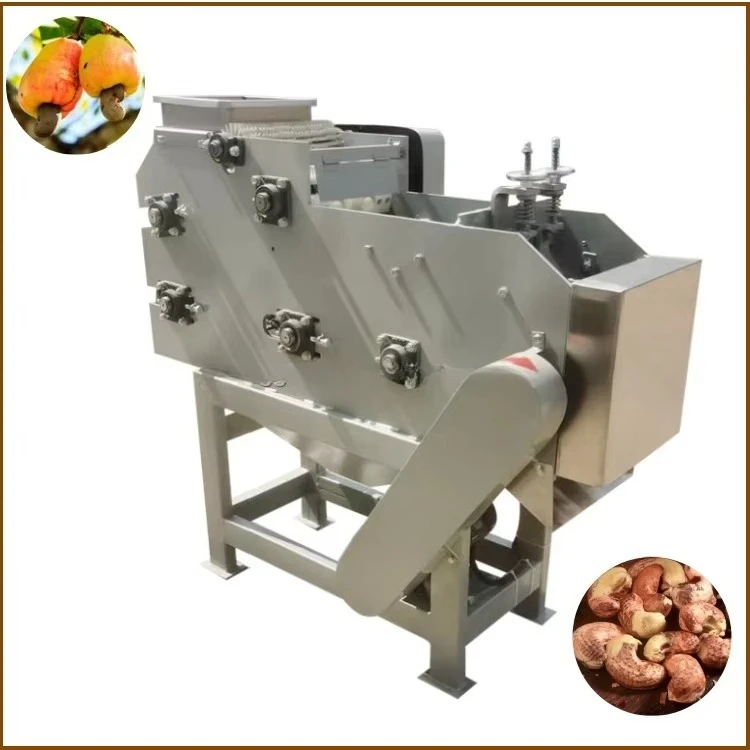 Automatic Cashew Nut Sheller Customized Two Blade 50-80kg/h Kernels Removing Separating Durable Industrial Top Rated