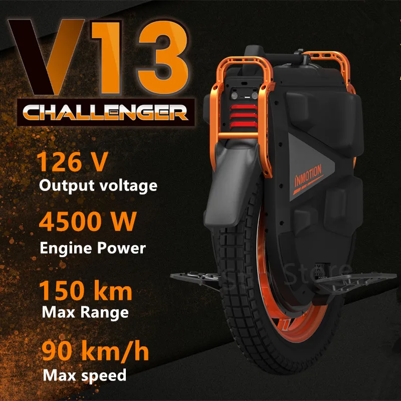 EU Stock Original V13 Self Balance Unicycle 126V 3024Wh Battery 4500W Motor New Generation V13 EUC Scooter Newest Version