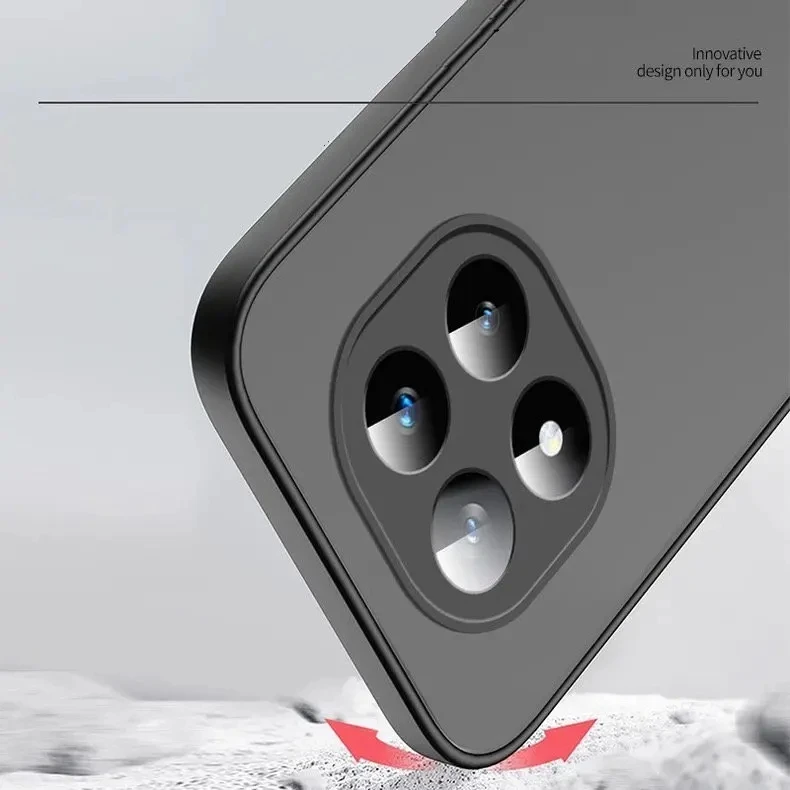 Funda For Xiaomi Redmi Note 14 Pro 4G Case Note14 Pro Plus 5G Cover Coque Matte Translucent Hard PC Protective Phone Bumper Pro+