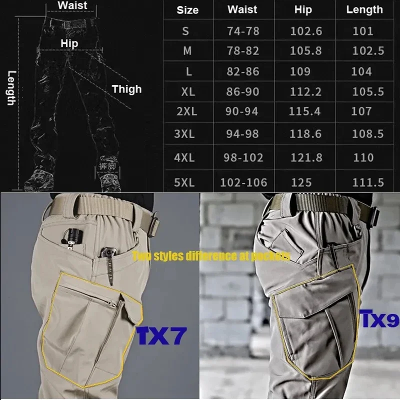 Mens Spring Elastic Cargo Pant Men Army Training Tactical Camping Hiking Fish Climb Outdoor Trousers Quick Dry Sports Sweatpants