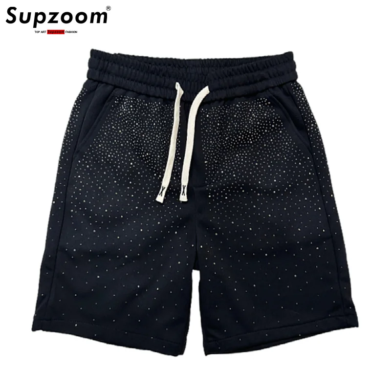 شورت قطني مرن للرجال من Supzoom ، بنطلون فضفاض ، نمط مثقاب ، أفضل موضة ، وصل حديثًا ، الصيف ، من من من Supzoom