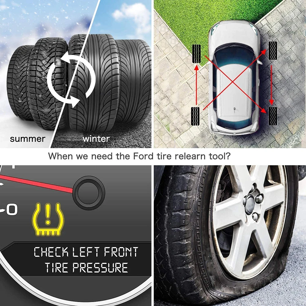 Hotsale 8C2T-1A203-AB TPMS إعادة تعيين أداة مراقبة ضغط الإطارات إعادة تعلم الاستشعار أداة التدريب TPMS19 لفورد ميركوري لينكولن