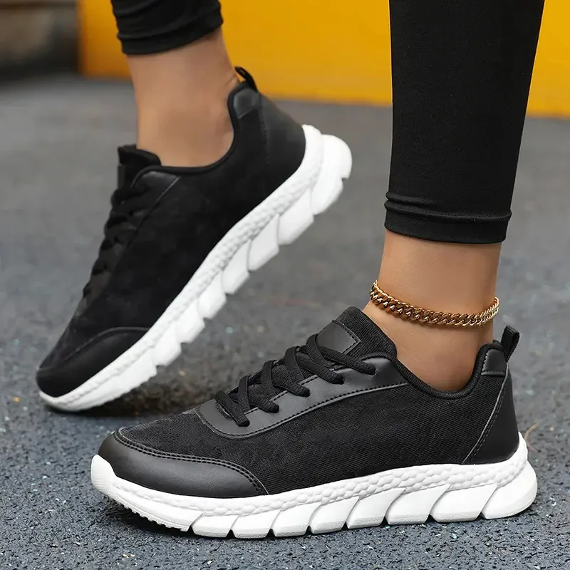 

Hot-selling running shoes, fashionable versatile white sneakers, fashionable women's shoes, breathable mesh upper sneakers women