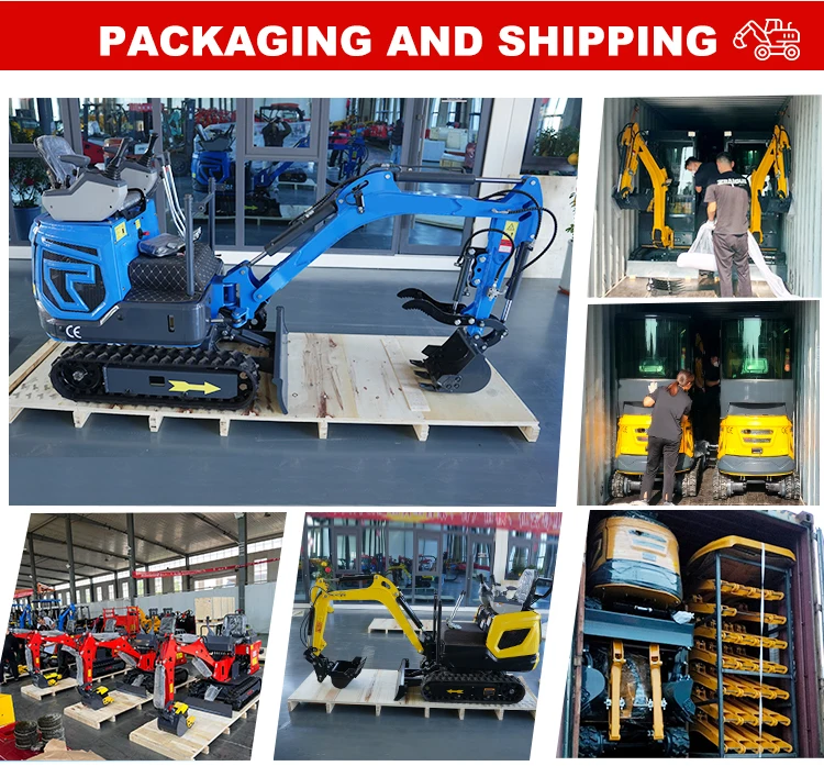 Mini-Bagger Kompakter Hydraulikbagger für Bau- und Landwirtschaftszwecke mit Gummiketten Maßgefertigt – Detail 8