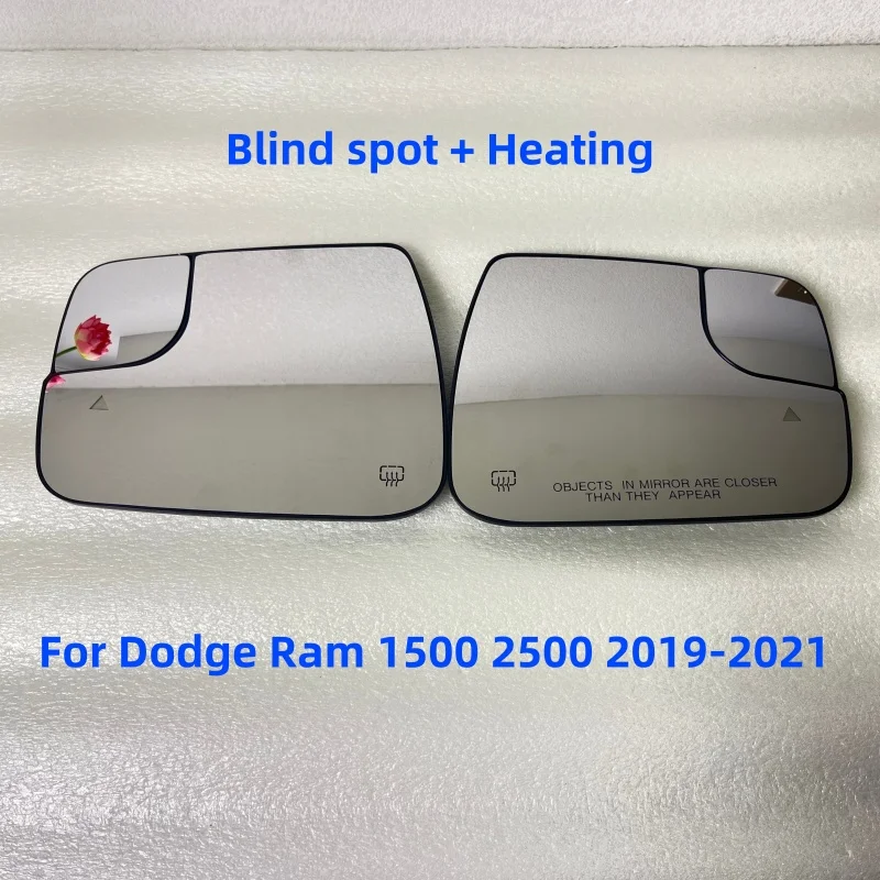 For Dodge Ram 1500 2500 2019-2021 Rear View Mirror, With Blind Spot Detection System 68402095AA 68079362AA left and right