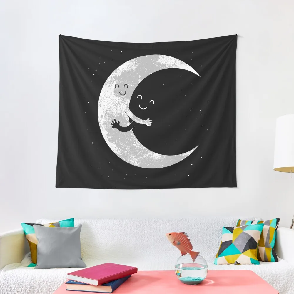 

Moon Hug Tapestry Aesthetic Room Decoration Decor For Room Home Decor Aesthetic Tapestry