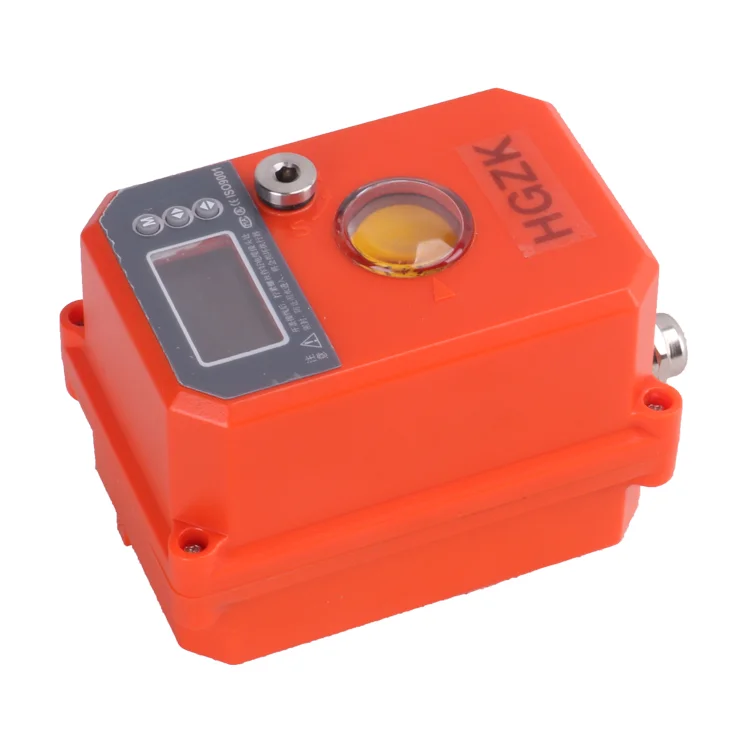 12V 24V DC 90 Degree Intelligent Motorized Control Electronic Mini Electric Actuator
