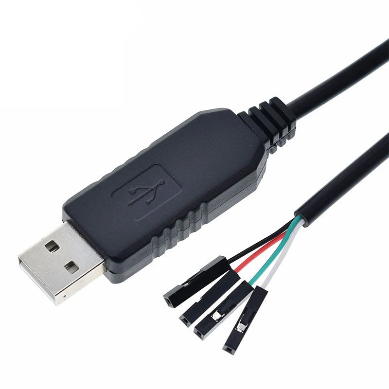 1~100Pcs 1M PL2303HX USB to TTL RS232 Module Upgrade USB to Serial Port Download Cable Middle Nine Brush Machine Cable