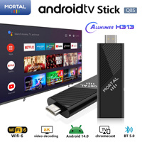 Global Android14 Mini TV Stick Mortal Q8S  Support 8K Video Wifi6 Allwinner H313 Quad Core Voice assistant Smart Chromecast BOX