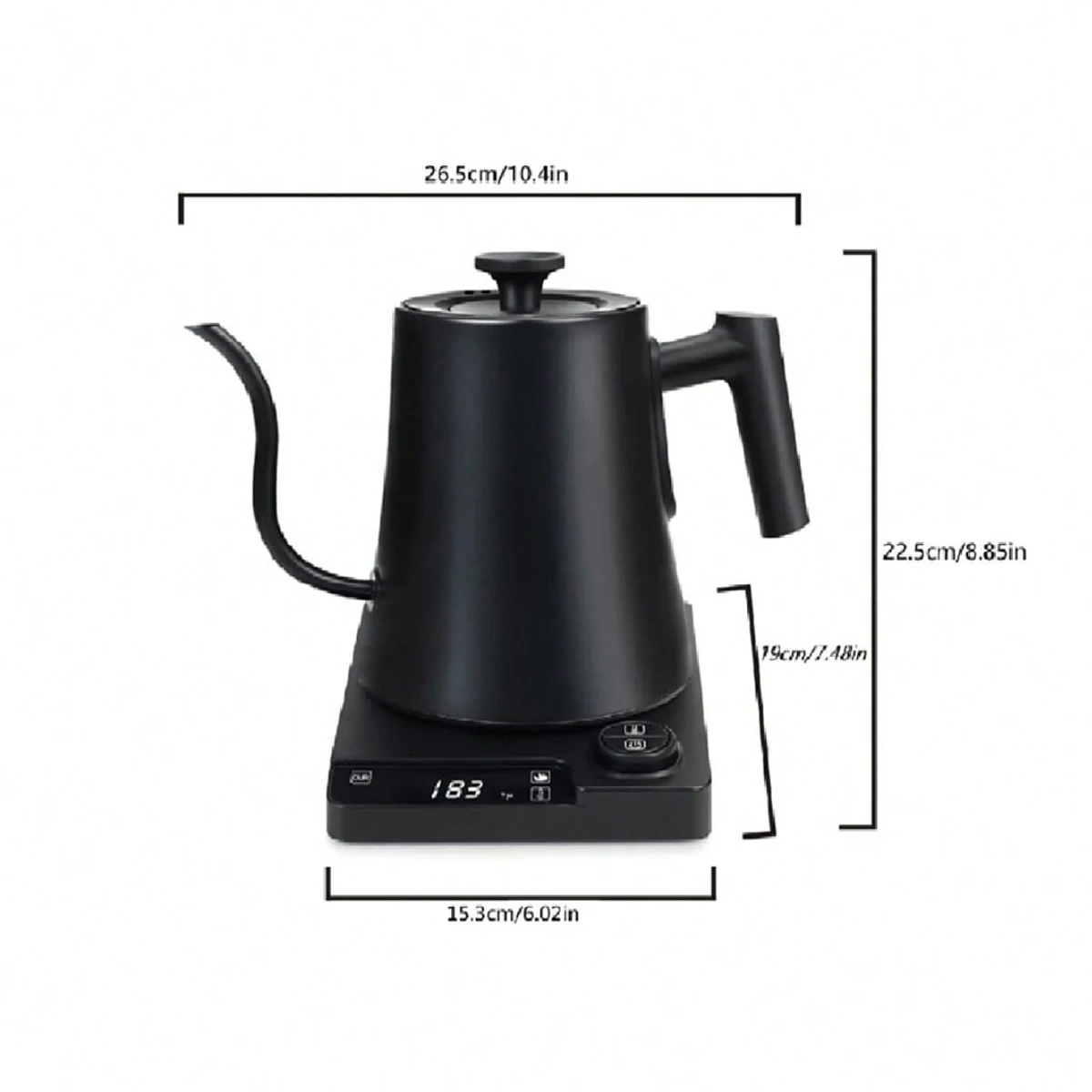 1000ml Gooseneck Electric Kettle with Temperature Control Electric Kettle for Coffee and Tea Kettle Coffee Pot