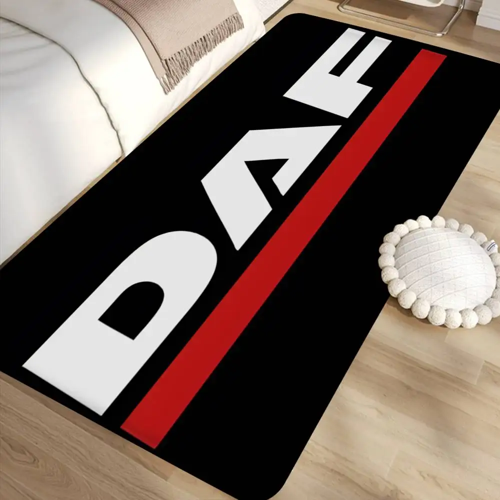 D-DAF Truck Long Rugs Cheaper Anti-slip Modern Living Room Balcony Printed Bedside Area Rugs