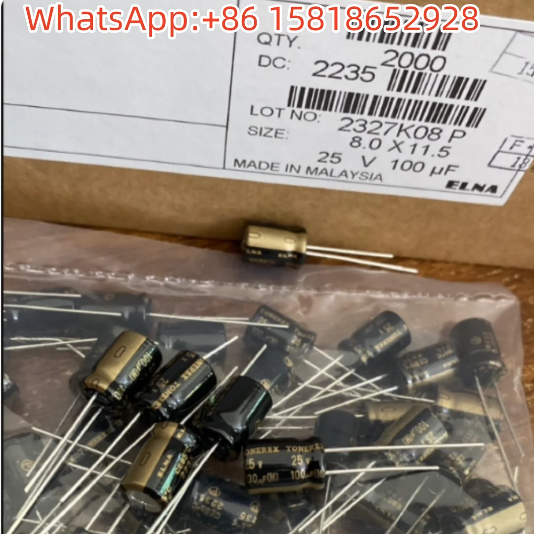 

5 шт. 100 мкФ 25 В японский конденсатор ELNA 25 В 100 мкФ тюнер-TONEREX медная ножка