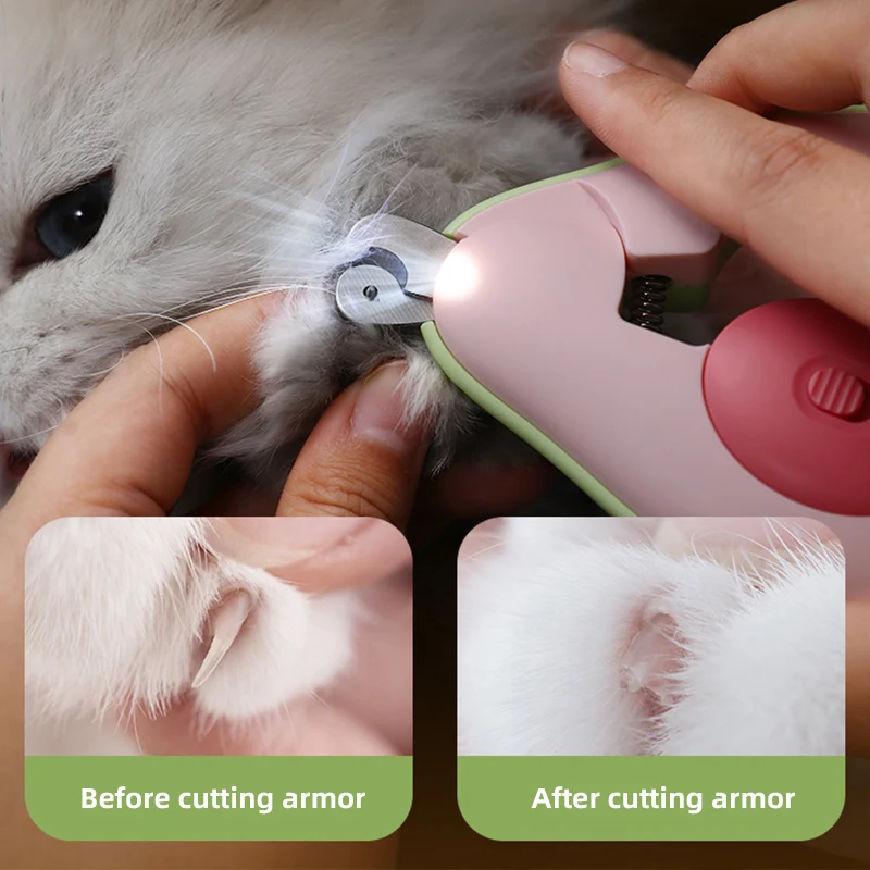 Cat Nail Clipper Finger Knife Pet Pliers Round Hole Cats Products Special Cat Nail Novice Scissors Pet Supplies