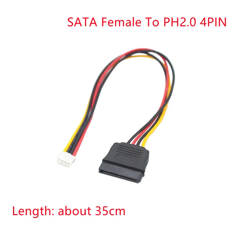 Q3ページ！SATAケーブルプラス！ 1 個 SATA 電源ケーブルオスメス Sata に PH2.0/XH2.54/VH3.96 IDE 4P
