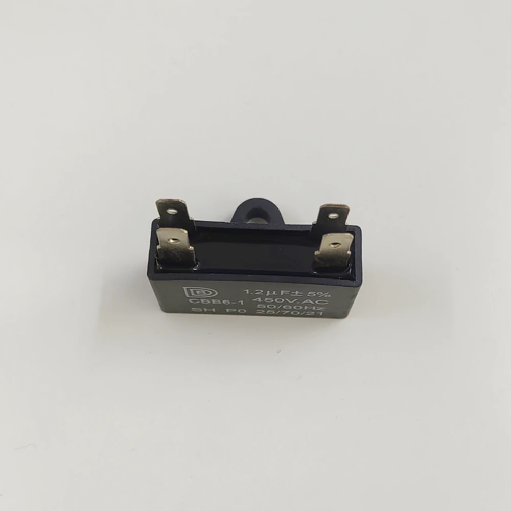 에어컨 부품 팬 모터 시동 커패시터, 직사각형 커패시터, 1uF 1.2uF 1.5uF 2uF 2.5uF 3uF 3.5uF 4.5uF 5uF, 450V