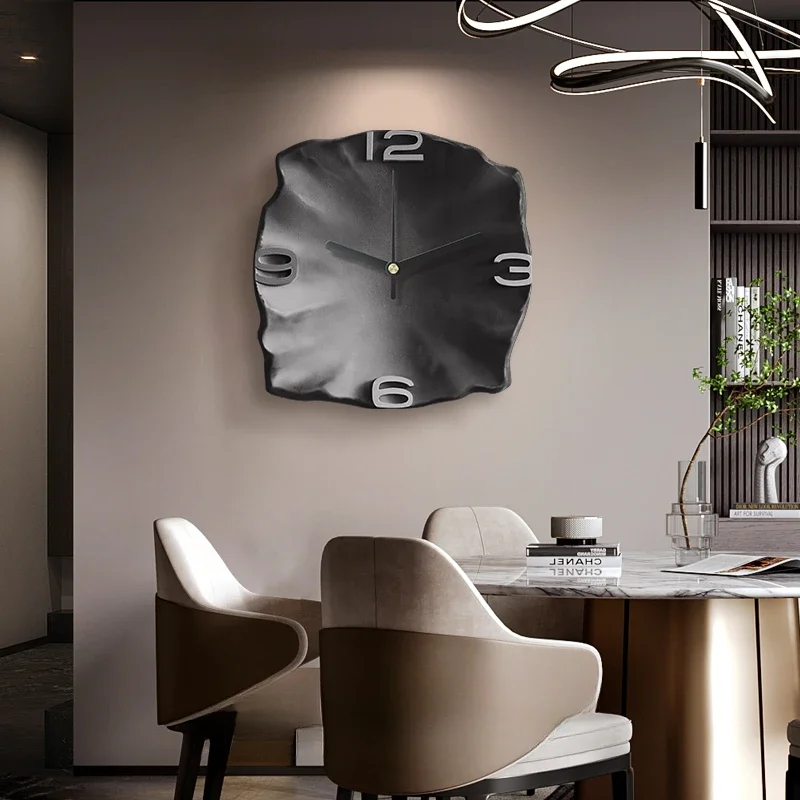 Minimalist Designer Wall Clocks Living Room Stylish Art Mural Unique Large Wall Watch Modern Silent Horloge Murale Home Decor