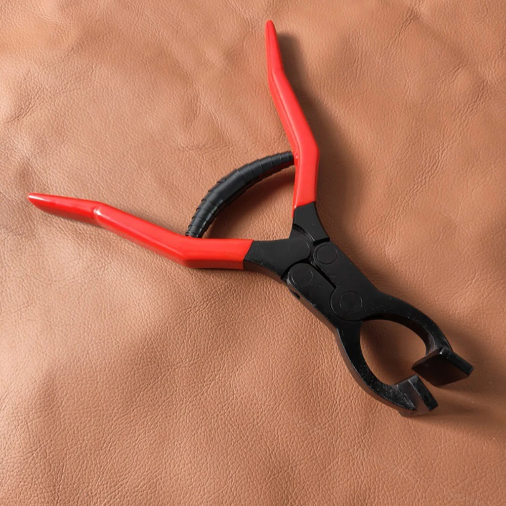 High-End Leather Crimping Pliers Carbon Steel Professional Parallel Pliers DIY Craftsman Handmade LeatherCraft Tools Wide 43MM