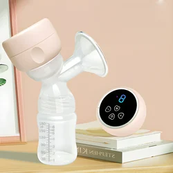 Electric Breast Pump Intelligent Integrated High Suction Breast Pump Breast Milk Postpartum Painless and Silent Breast