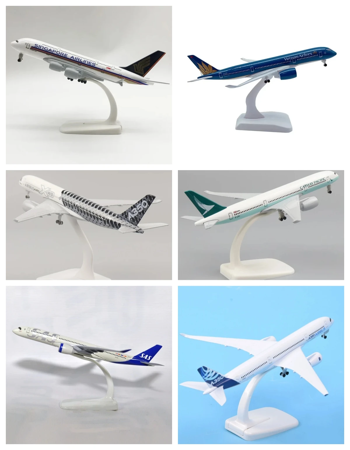 A350 سلسلة الخطوط الجوية ايرباص 350 سبيكة معدنية دييكا 1/400 نموذج طائرات 20 سنتيمتر طائرة الديكور نموذج طائرة لجمع هدية #6