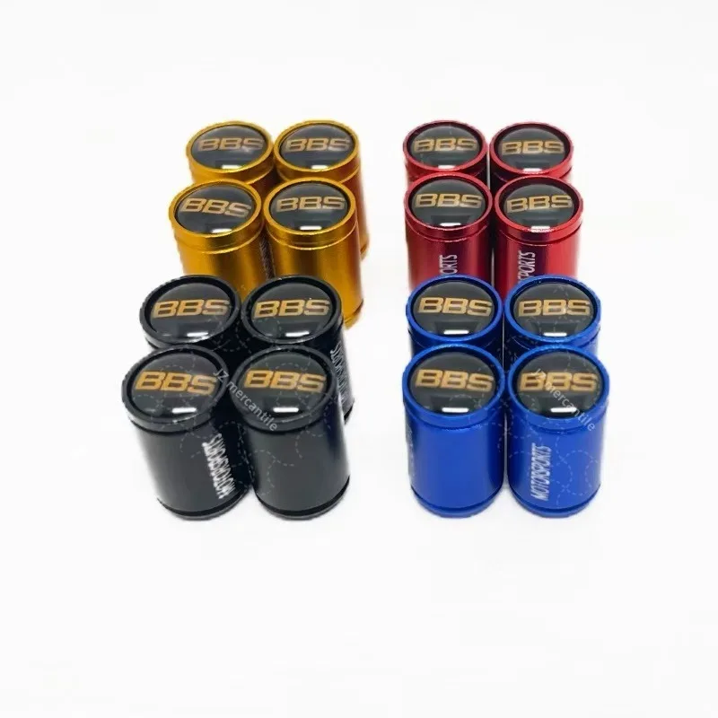 

4pcs"High-quality" modified BBS valve cap for automobile aluminum alloy wheel universal titanium burning valve cap.