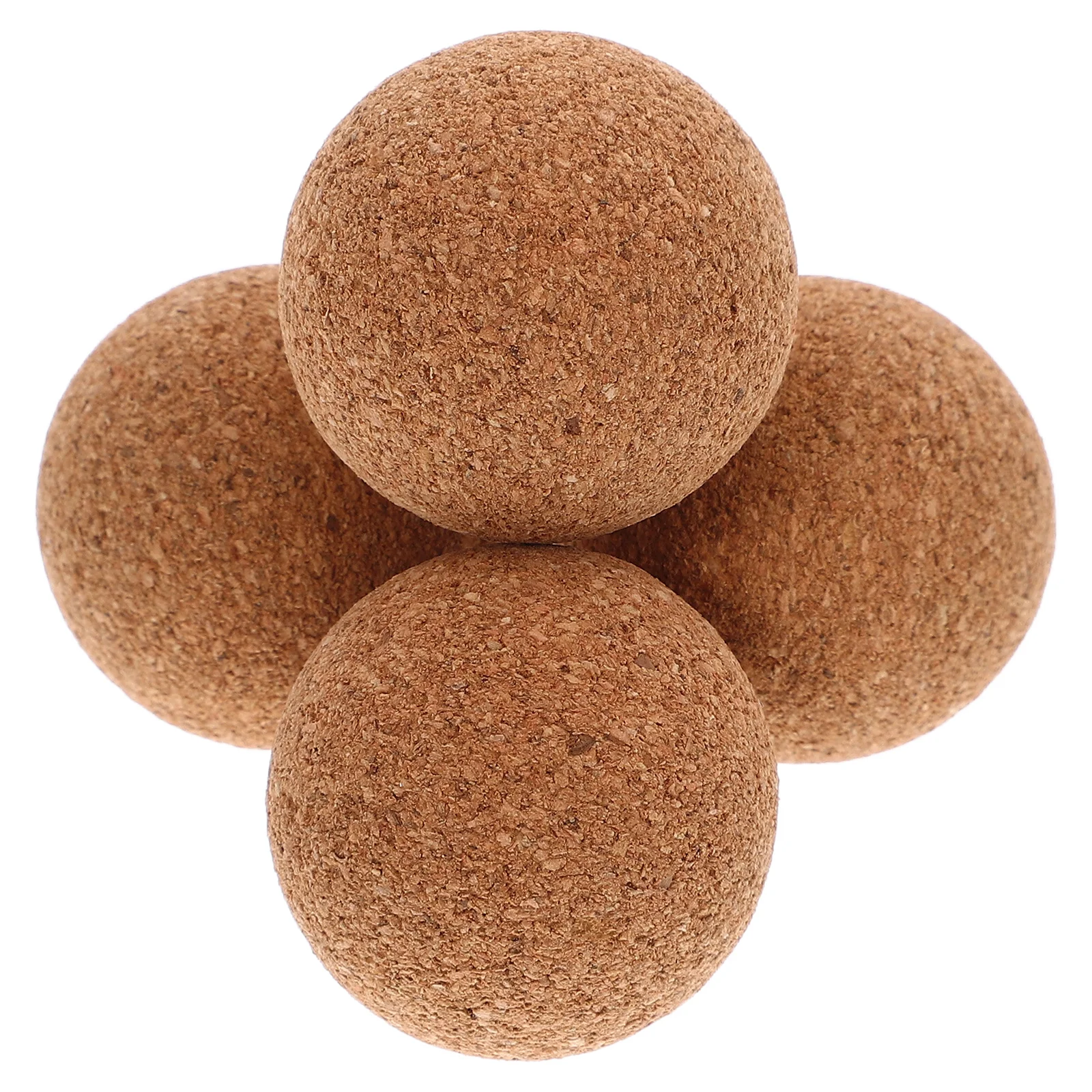 4 Stuks Tafelvoetbal Kurk Bal Mini Houten Tafelvoetbal Tafel Vervanging Ballen Indoor Tafelvoetbal Accessoires Vervanging Houten Ballen