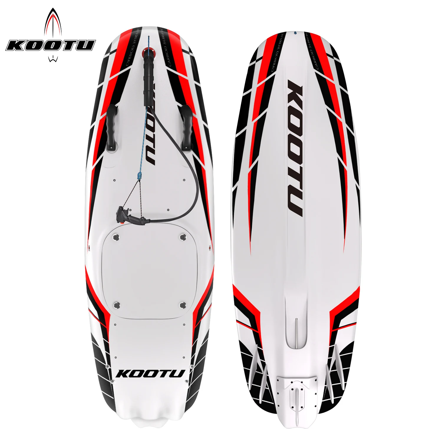 KOOTU Gasoline Surfboards Summer Jet Surfboards Lightweight Carbon Fiber Surfboards with 109cc Engine Electric Surfboards