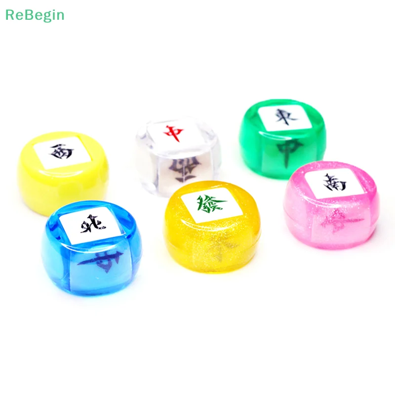 Funny Position Dice Circle East South West North Fortune Mahjong Dices Set Entertainment Dice For Board Game Accessories Random