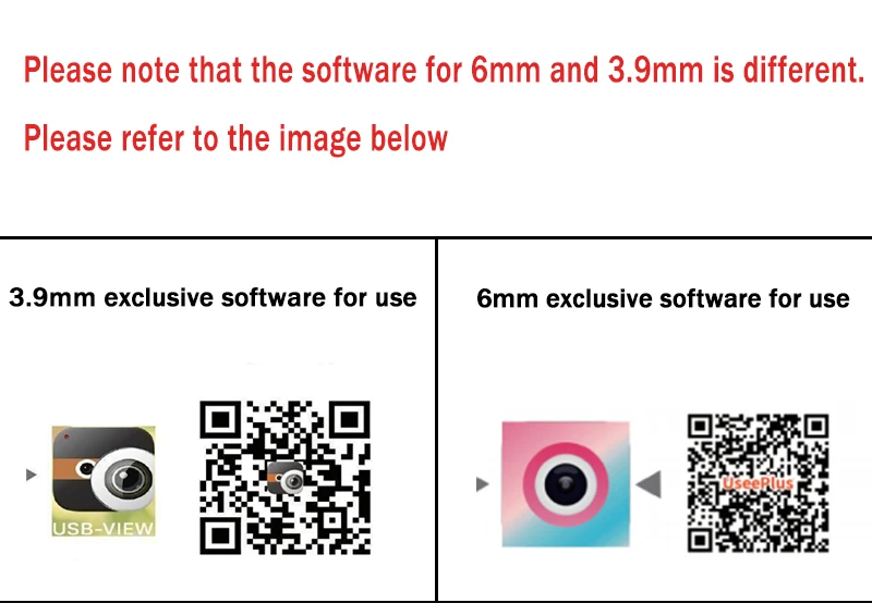 3,9 mm/6,2 mm/8,5 mm 360 ° Gelenk-Endoskop-Endoskopkamera mit Licht, Endoskop mit Android/iOS-Telefon – Detail 1