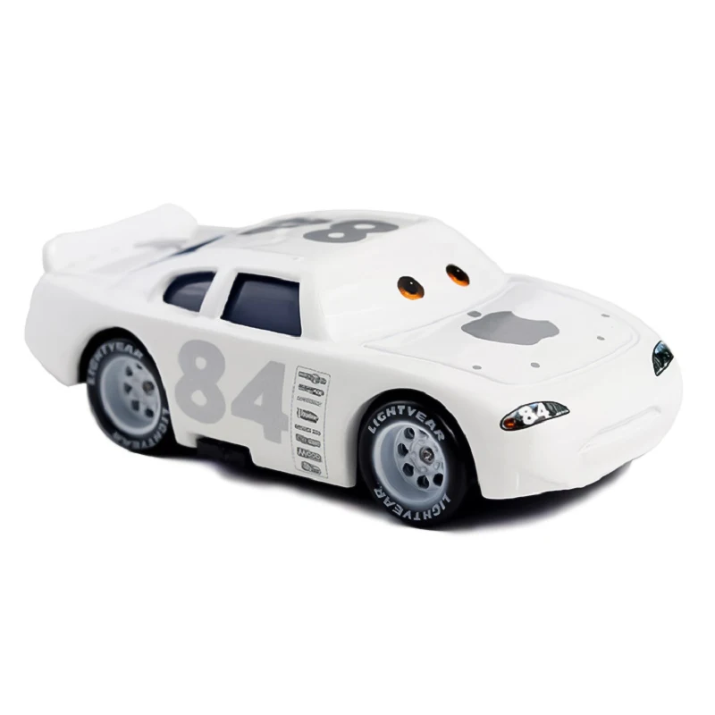 Cars 2 3 Lightning McQueen Mater Sheriff Flo Doc Hudson Rot 1:55 Legierungs-Druckguss-Automodell Kinderspielzeug Geschenk