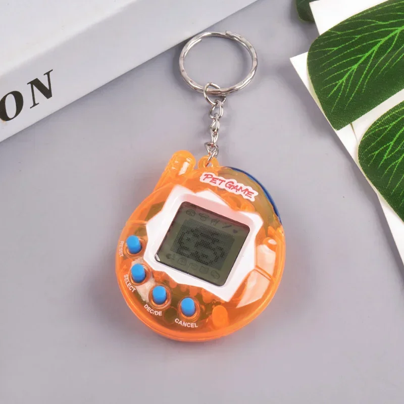 1PCs Transparent Electronic Pets Tamagotchi 90S Nostalgic 168 Pets In One Virtual Cyber Digital Pet Toys Pixel Funny Play Toys