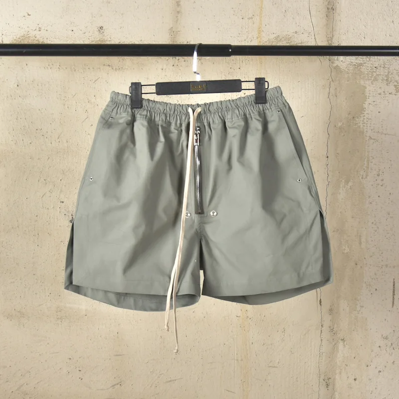 HKSH Niche Design Punk RO Dark High Street Half Length Pants Cotton Split Shorts Summer New Men Tide Fashion Chic Capris HK20416