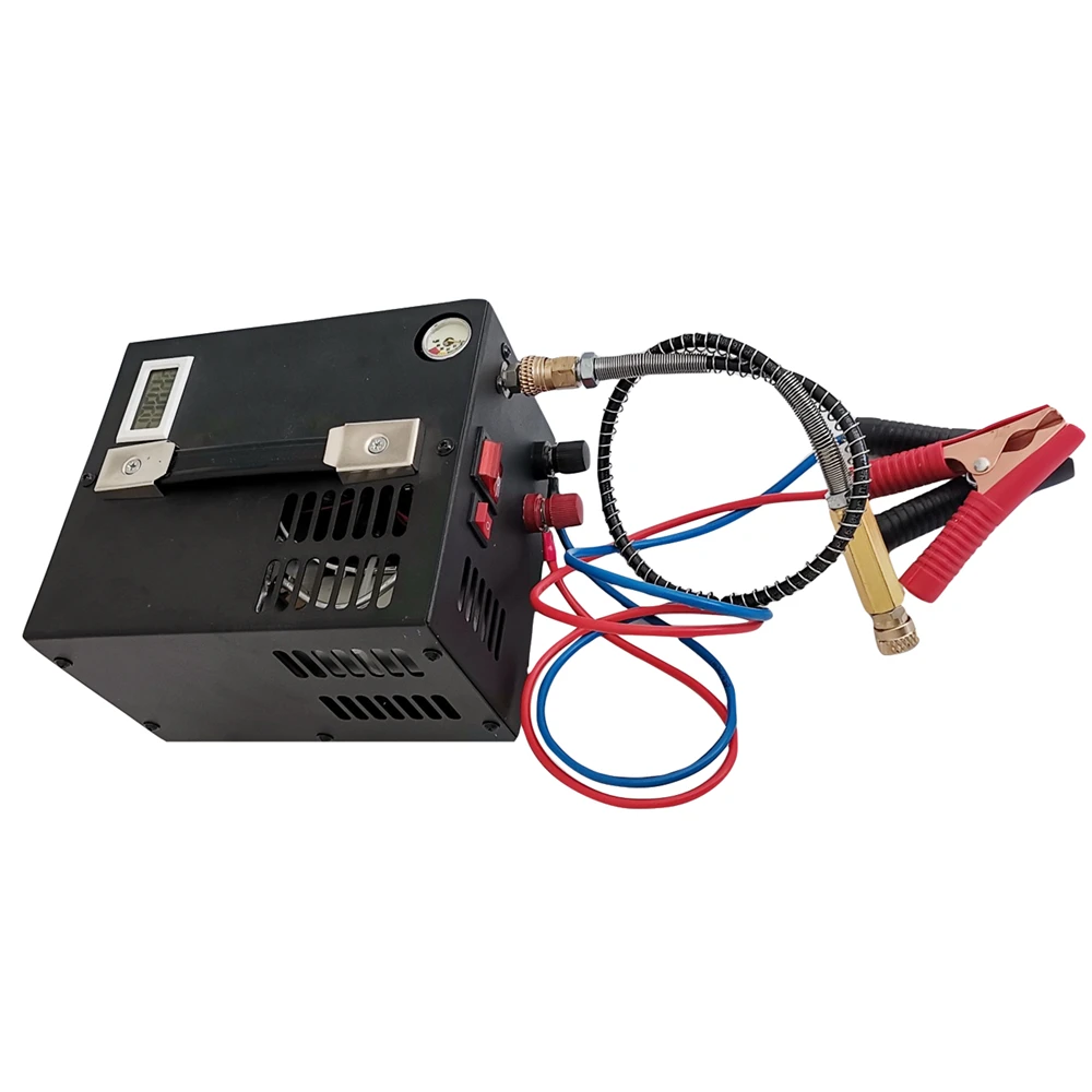 Simple Model 12V Portable 4500 PSI Air Compressor High Pressure PCP Pump With Converter and Filter view 3