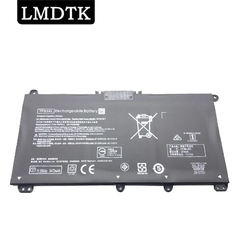 

LMDTK New TF03XL Laptop Battery For HP Pavilion 15-CC 14-bf033TX 14-bf108TX 14-bf008TU HSTNN-UB7J TPN-Q188 TPN-Q189 TPN-Q190