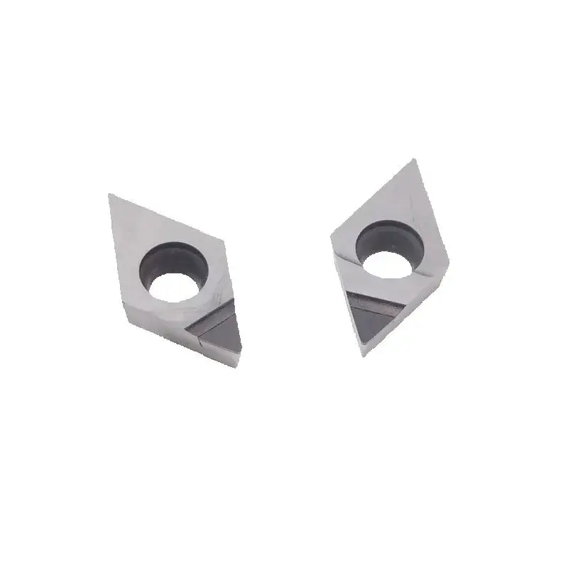 2 PCS PCD Turning Inserts DCMT 070204 CNC PCD Diamond Inserts For Lathe Tools For SDJCR SDACR SDNCN