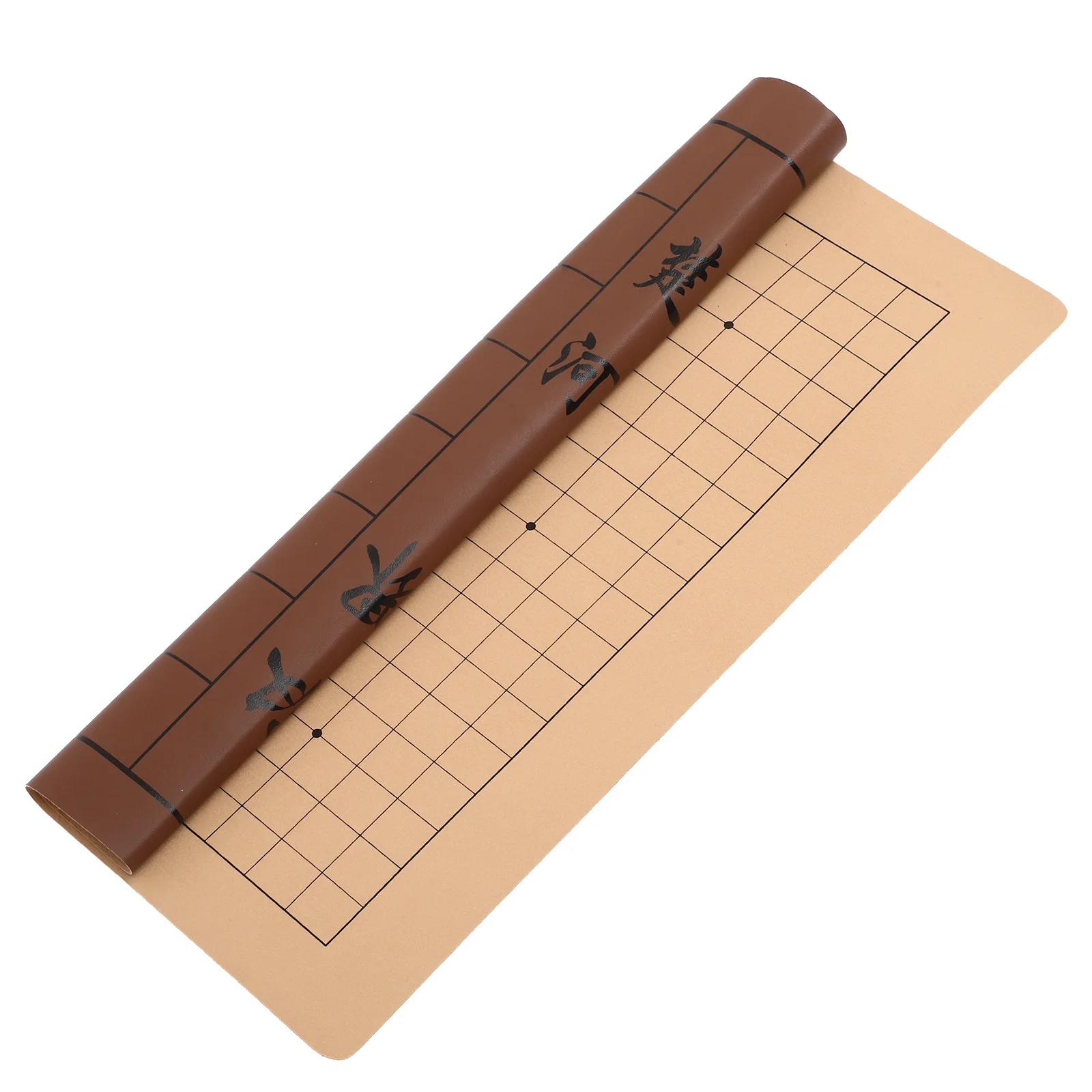 Dual-Sided Pu Chessboard Foldable Chinese Chess Board Accessories Traditional Game Supplies Convenient Chess Game Board