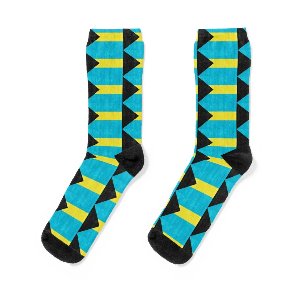 

Bahamas flag - colors of bahamas Socks Toe sports cute aesthetic moving stockings Socks Women's Men's