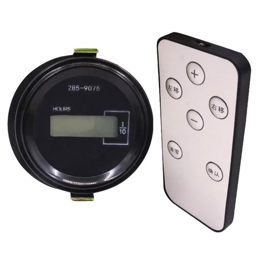 Reloj de arena mecánico redondo para excavadora de gatos, contador de horas de gasolín diésel, contador de temporizador mecánico cc 12-36V