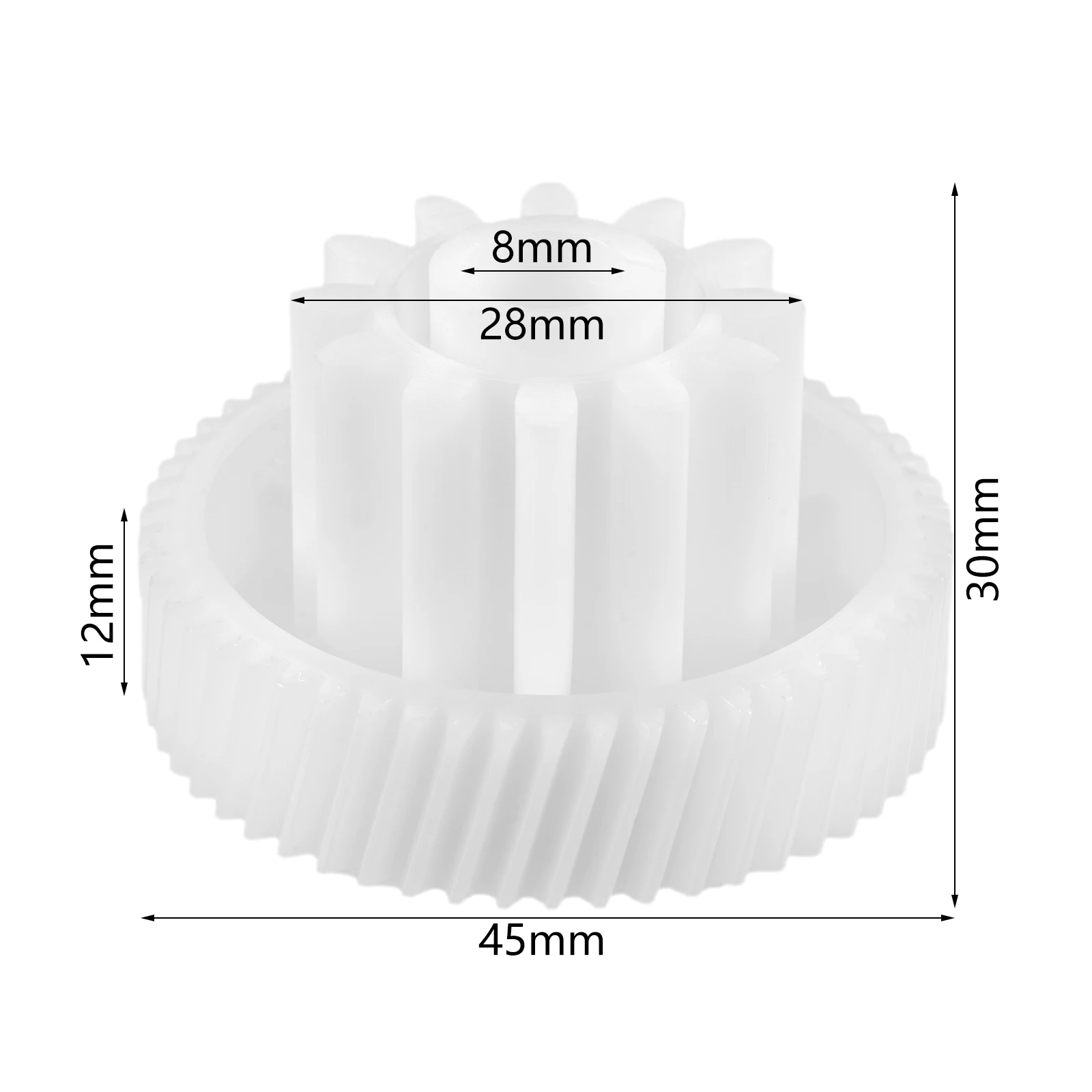 2 قطعة 12/54 قطع غيار مفرمة اللحم البلاستيكية مناسبة لمولينكس (HV1) ME 105830 /J90 لي 105830 /UG0 فيتيك VT-3610W VT-3611