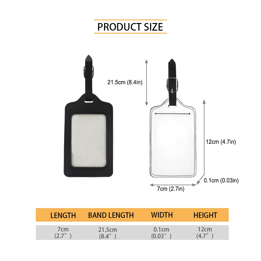 Leather Luggage Tag Creative Printed Travel Luggage Bag Tag Suitcase Identification Tag Ladies Men Portable Suitcase Tag