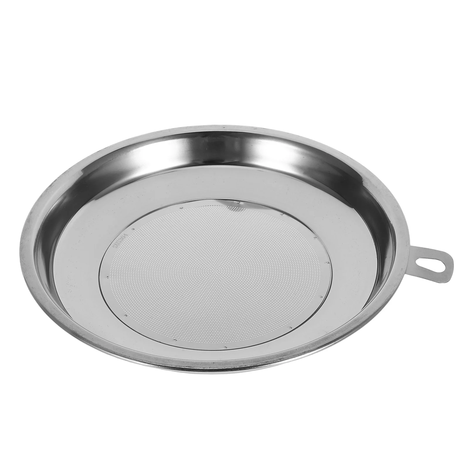 

Filter Lard Tank Accessories Cooking Oil Thicken Flour Sifter Fat Separator for Gravy Skimmer Silver Frying