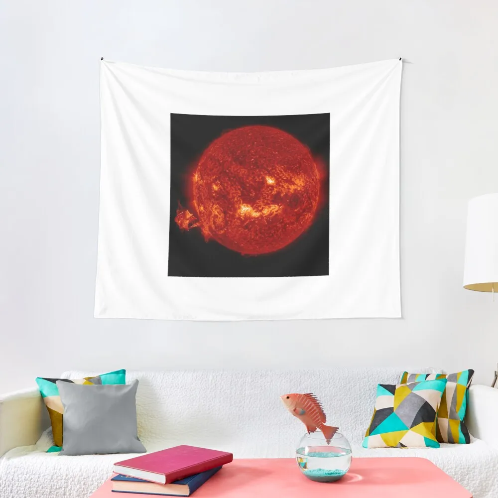 Solar flare bursting from the surface of the Sun - Solar Storm Tapestry Wall Decor Wall Stickers Decoration