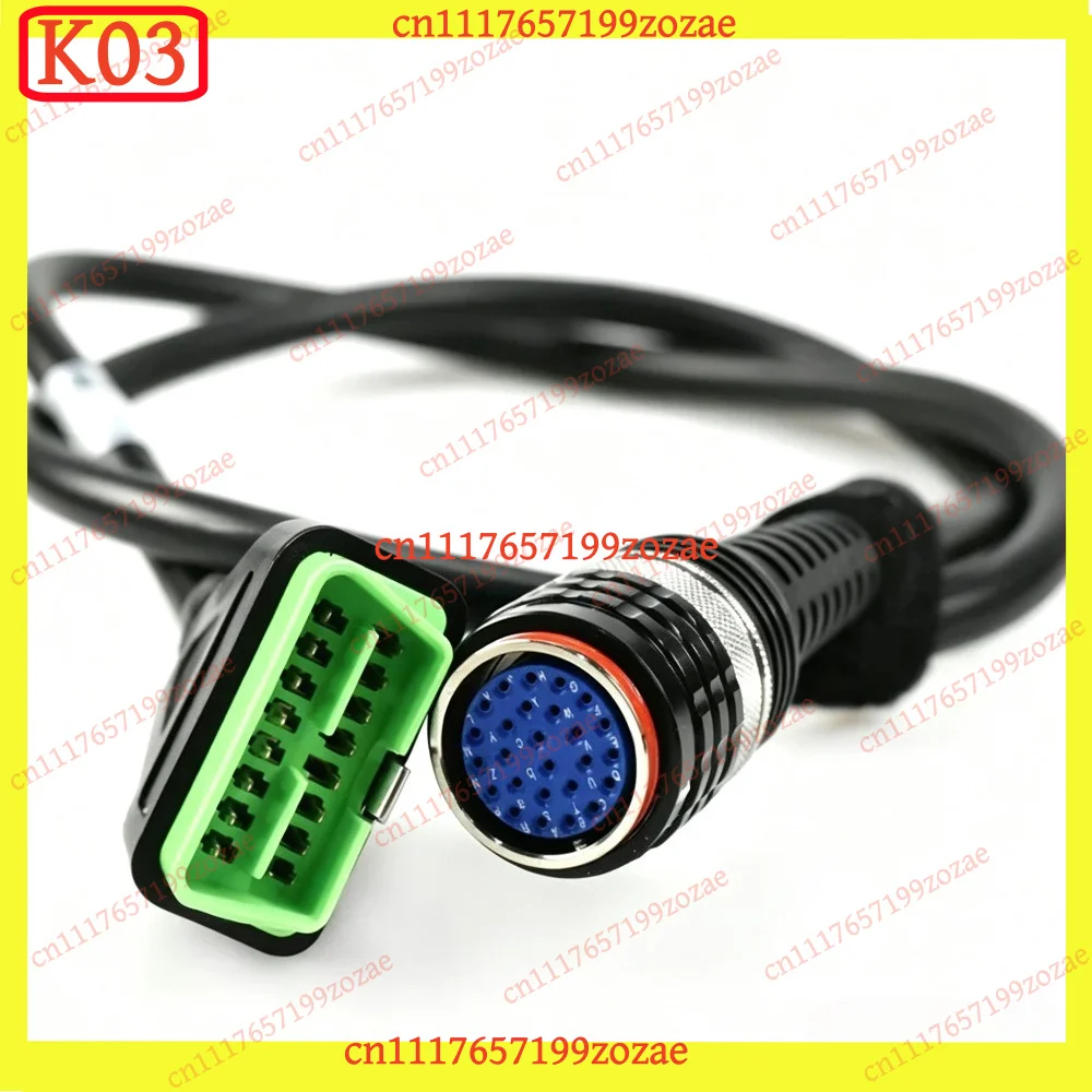 k03 Diagnostic Main Test Cable 88890304 for Volvo Vocom Interface, Replacement Parts