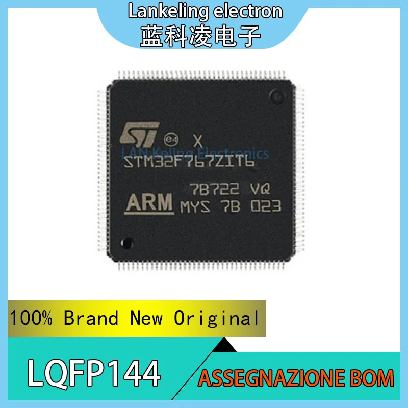 

STM32F767ZIT6 100% Brand New Original STM STM32F STM32F767 STM32F767ZI STM32F767ZIT MCU LQFP-144 chip IC