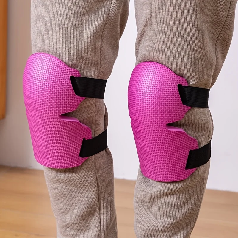 set of 2 gardening knee pads perfect for outdoor tasks and flooring installation, featuring thick, durable padding that remains