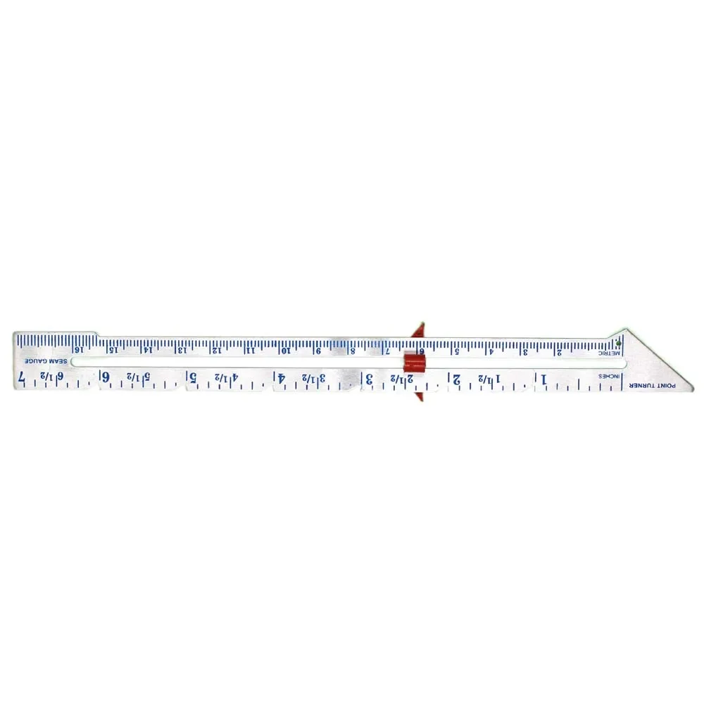 1 szt. Linijka do pikowania aluminiowa końcówka końcówki rąbka ręcznie ustawiona miara odległości przyciski marginesy równoległe linie do szycia