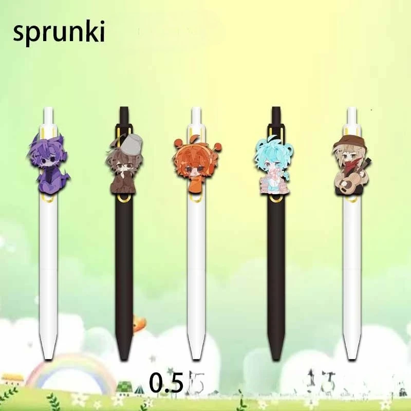 

Sprunki Press Neutral Pen Acrylic Decorate Patch 0.5mm Student Exam Writing Draw Office Work Black Pen Kawaii Birthday Gift