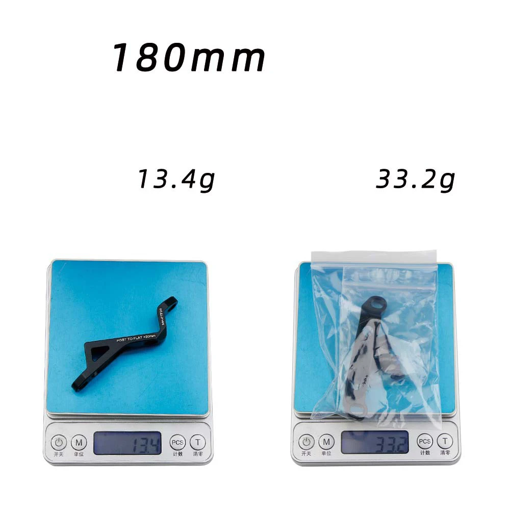 Fahrrad-Scheibenbremsenadapter: Post-Mount auf Flat-Mount Adapter für Scheibenbremssättel vorne und hinten – PM auf FM für 160-180mm Rotoren – Detail 16