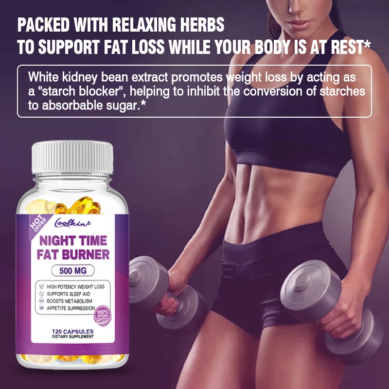 كبسولات عملية التمثيل الليلية - تدعم عملية التمثيل الغذائي الصحي، وتعزز إنتاج الطاقة وتحسن الامتصاص - 120 كبسولة #3