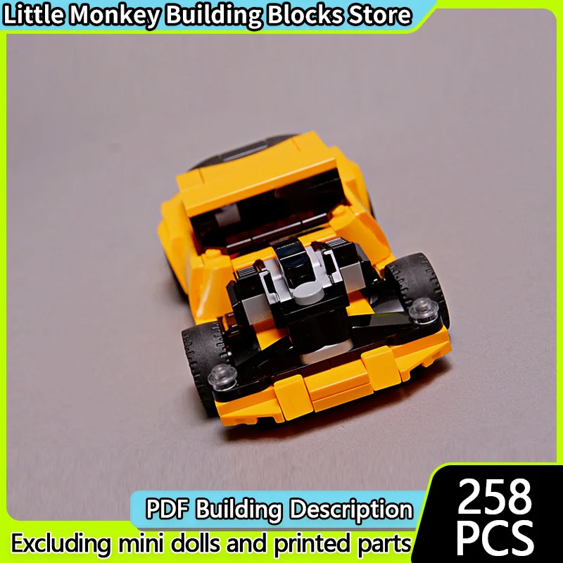 

Speed Racing Car Model MOC Building Bricks Classic Modified Car Modular Technology Children Holiday Gifts Assemble Toys Suit